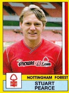 Cromo Stuart Pearce - UK Football 1986-1987 - Panini