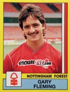 Figurina Gary Fleming - UK Football 1986-1987 - Panini