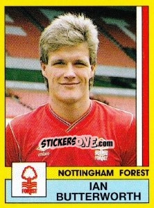 Sticker Ian Butterworth - UK Football 1986-1987 - Panini