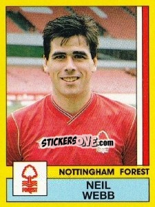Cromo Neil Webb - UK Football 1986-1987 n. 221 - Panini