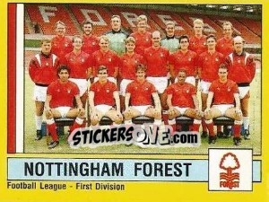 Figurina Team Photo - UK Football 1986-1987 - Panini