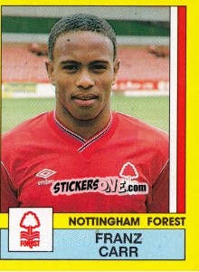 Cromo Franz Carr - UK Football 1986-1987 n. 228 - Panini
