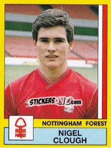 Sticker Nigel Clough - UK Football 1986-1987 - Panini
