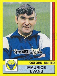 Sticker Maurice Evans - UK Football 1986-1987 - Panini