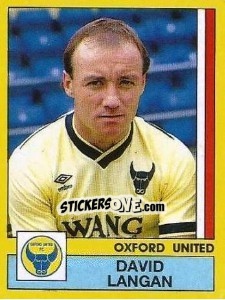Cromo David Langan - UK Football 1986-1987 - Panini