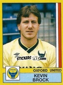 Sticker Kevin Brock - UK Football 1986-1987 n. 238 - Panini