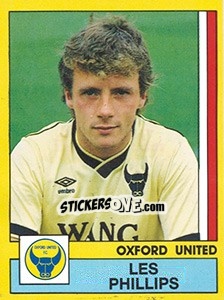 Sticker Les Phillips - UK Football 1986-1987 n. 242 - Panini