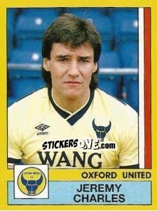 Cromo Jeremy Charles - UK Football 1986-1987 - Panini