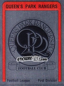 Sticker QPR Badge - UK Football 1986-1987 n. 246 - Panini