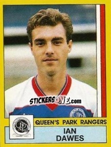 Sticker Ian Dawes - UK Football 1986-1987 - Panini