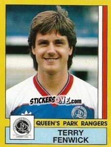 Sticker Terry Fenwick - UK Football 1986-1987 - Panini