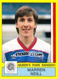 Cromo Warren Neill - UK Football 1986-1987 - Panini