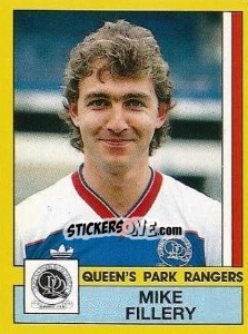 Cromo Mike Fillery - UK Football 1986-1987 - Panini
