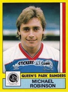 Sticker Michael Robinson - UK Football 1986-1987 - Panini