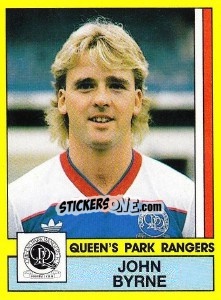 Sticker John Byrne - UK Football 1986-1987 - Panini