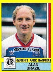 Cromo Alan Brazil - UK Football 1986-1987 - Panini