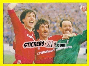 Sticker Liverpool action - UK Football 1986-1987 n. 264 - Panini