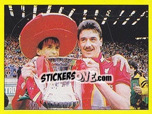 Sticker Liverpool action - UK Football 1986-1987 n. 266 - Panini