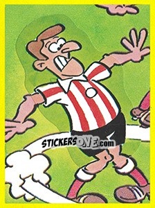 Sticker Cartoon - UK Football 1986-1987 - Panini