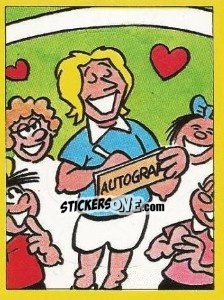 Cromo Cartoon - UK Football 1986-1987 - Panini