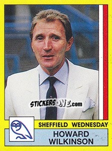 Cromo Howard Wilkinson - UK Football 1986-1987 n. 296 - Panini