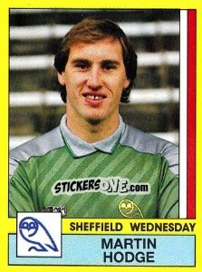 Sticker Martin Hodge - UK Football 1986-1987 - Panini