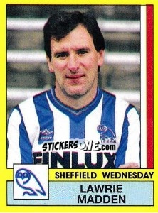 Cromo Lawrie Madden - UK Football 1986-1987 n. 300 - Panini