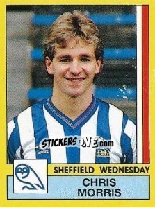 Sticker Chris Morris - UK Football 1986-1987 - Panini