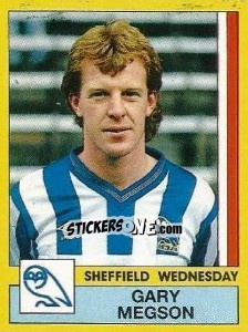 Cromo Gary Megson - UK Football 1986-1987 - Panini