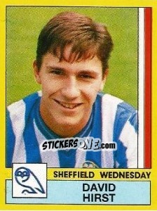 Figurina David Hirst - UK Football 1986-1987 n. 307 - Panini