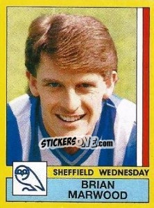 Sticker Brian Marwood - UK Football 1986-1987 n. 308 - Panini