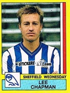 Sticker Lee Chapman - UK Football 1986-1987 - Panini