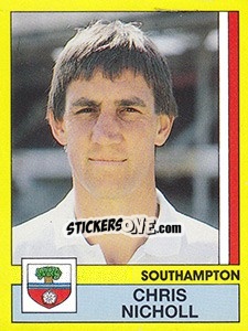 Sticker Chris Nicholl - UK Football 1986-1987 n. 312 - Panini