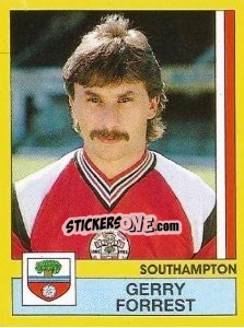Sticker Gerry Forrest - UK Football 1986-1987 - Panini