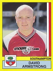Figurina David Armstrong - UK Football 1986-1987 n. 321 - Panini