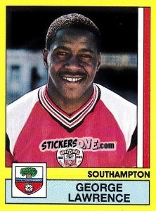 Sticker George Lawrence - UK Football 1986-1987 n. 326 - Panini