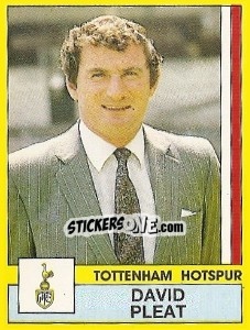 Sticker David Pleat - UK Football 1986-1987 - Panini