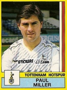 Figurina Paul Miller - UK Football 1986-1987 n. 332 - Panini