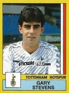 Sticker Gary Stevens - UK Football 1986-1987 n. 334 - Panini