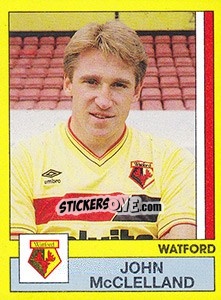 Sticker John McClelland - UK Football 1986-1987 n. 348 - Panini