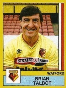 Sticker Brian Talbot - UK Football 1986-1987 - Panini