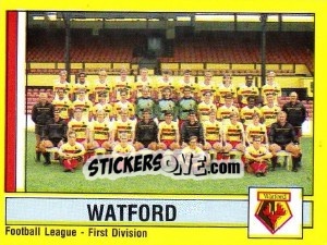 Sticker Team Photo - UK Football 1986-1987 - Panini