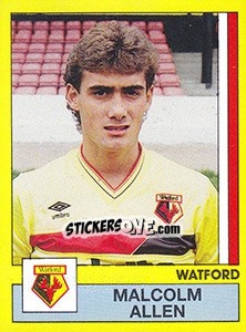 Sticker Malcolm Allen - UK Football 1986-1987 - Panini