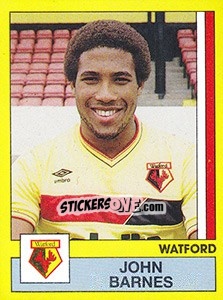 Sticker John Barnes - UK Football 1986-1987 - Panini