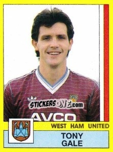 Figurina Tony Gale - UK Football 1986-1987 n. 363 - Panini