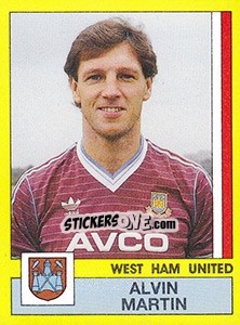 Sticker Alvin Martin - UK Football 1986-1987 n. 364 - Panini