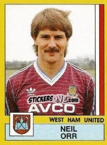 Cromo Neil Orr - UK Football 1986-1987 n. 365 - Panini