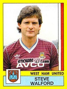 Sticker Steve Walford - UK Football 1986-1987 - Panini