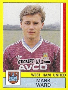 Cromo Mark Ward - UK Football 1986-1987 - Panini