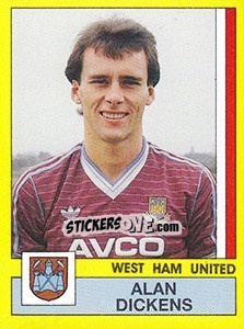 Sticker Alan Dickens - UK Football 1986-1987 - Panini